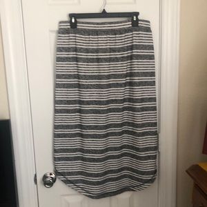 Talbots striped knit skirt